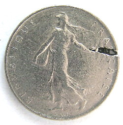 Monnaie fautée