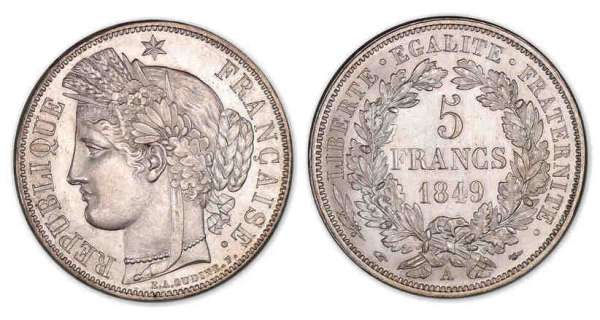 5 francs Cérès