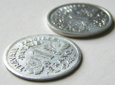 Monnaie de l'Etat Français, type Bazor