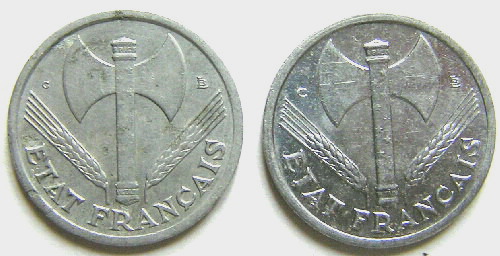 Monnaie de l'Etat Français, type Bazor