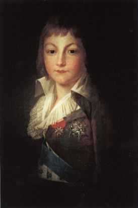 Louis XVII pr�tendant au tr�ne de France