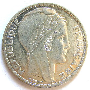 Monnaies de la 3ième République, le type Turin