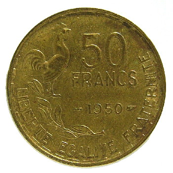 Monnaies de la 4ième République, le type de G. Guiraud