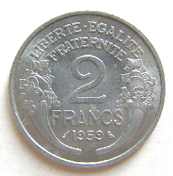 Monnaies de la 5ième République, 2fr Morlon