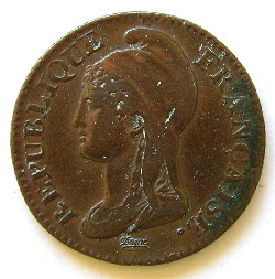 5 CENTIMES petit module de Dupré