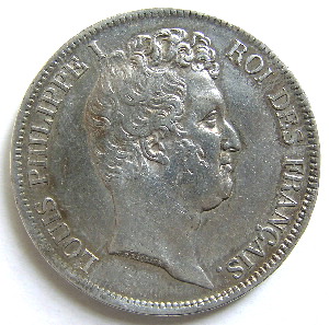 Monnaies de Louis Phillipe