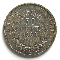 Monnaies à l'effigie de Napoléon III