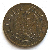 Monnaies à l'effigie de Napoléon III